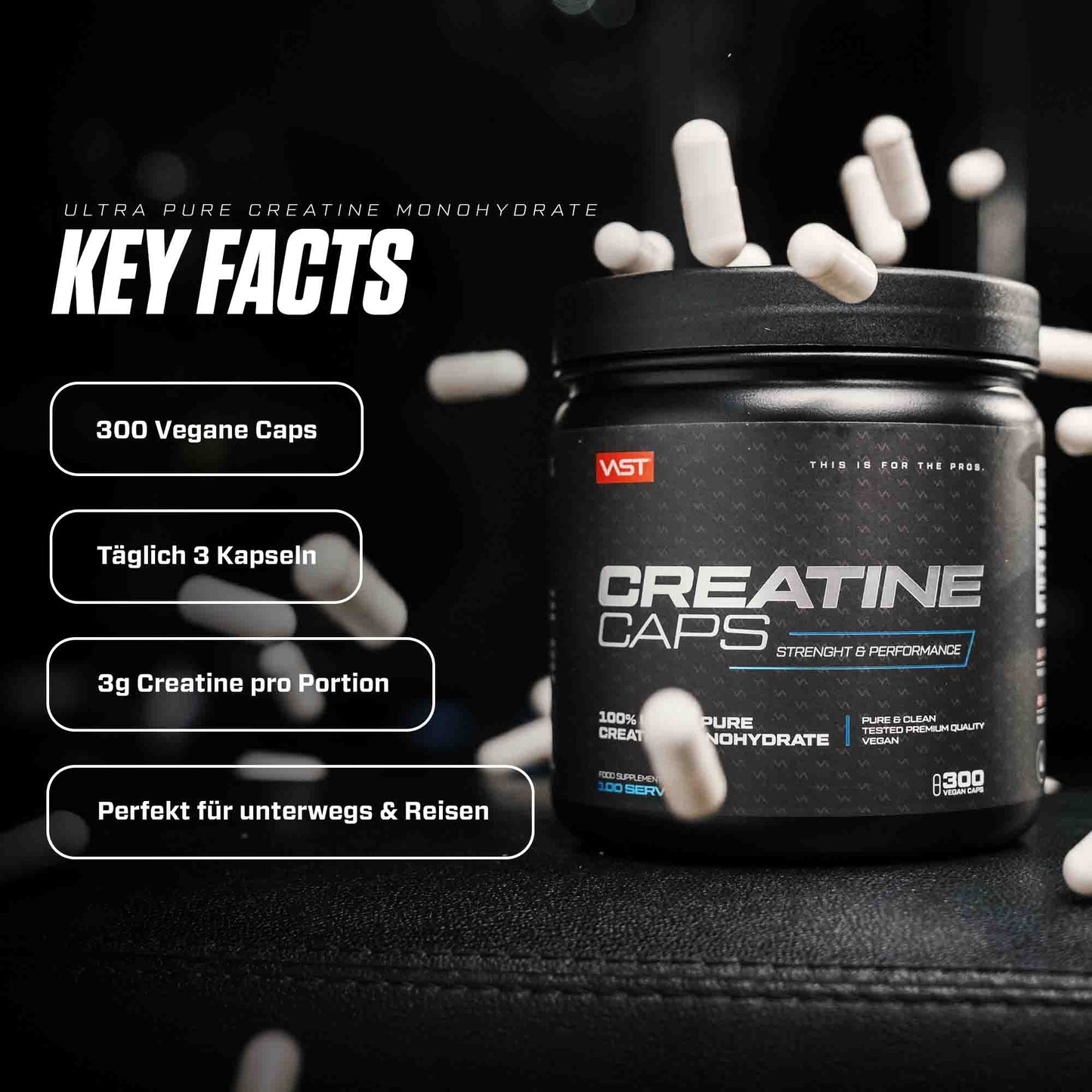 VAST Creatine Ultra Pure Caps